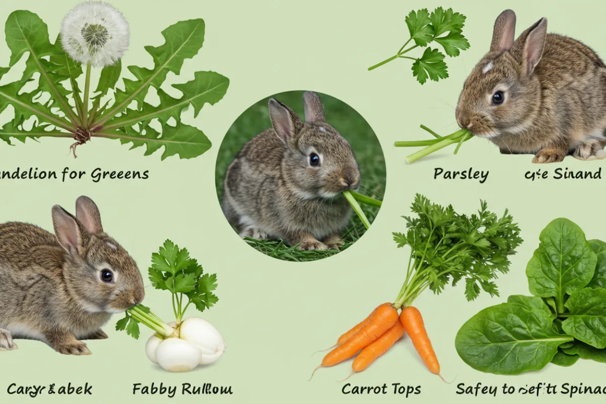 What vegetables can baby rabbits eat? Romaine lettuce is a safe choice.